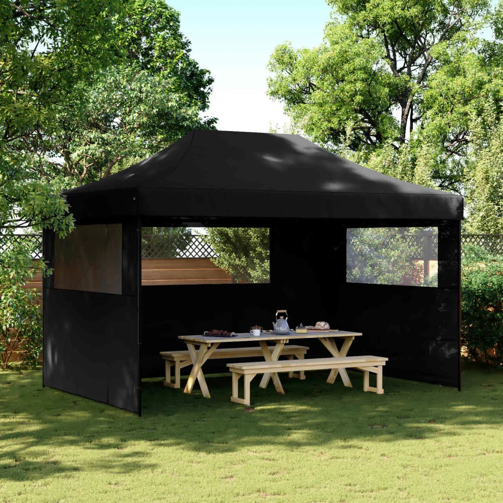 Tenda Party Nero 292 x 440 x 315 cm Tessuto Oxford