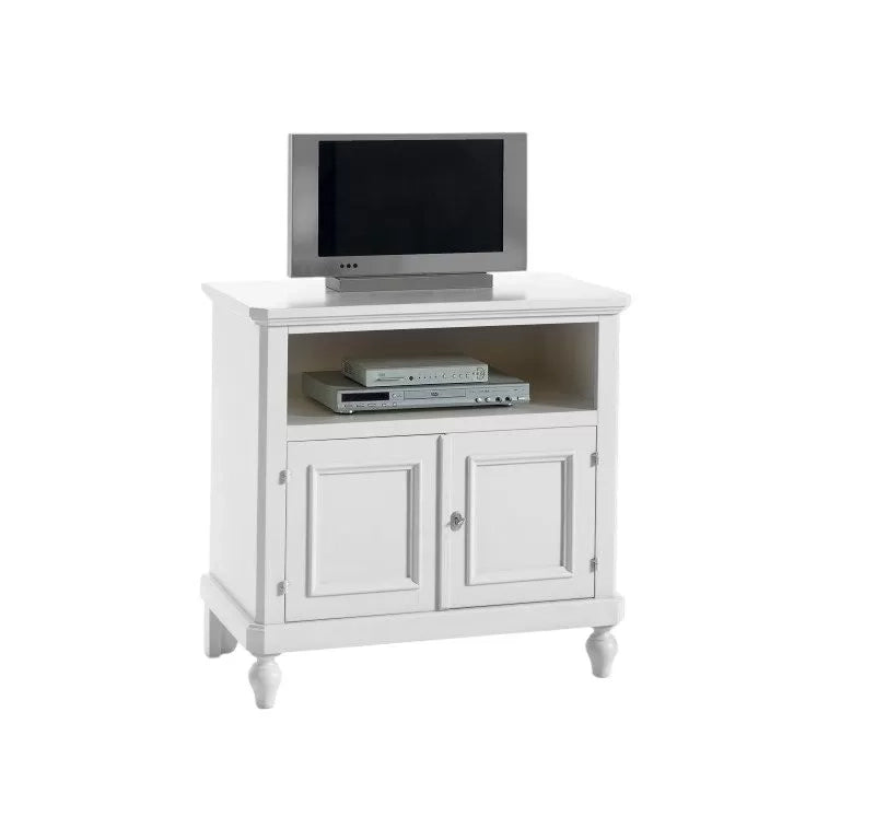 Porta tv arte povera 2 ante legno bianco sporco 85x46x80 (6057) - Mobili 2G