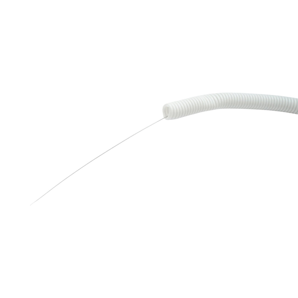 Tubo Corrugato 20mm con Tirafilo, polietilene HDPE 750N grigio 100m/rotolo