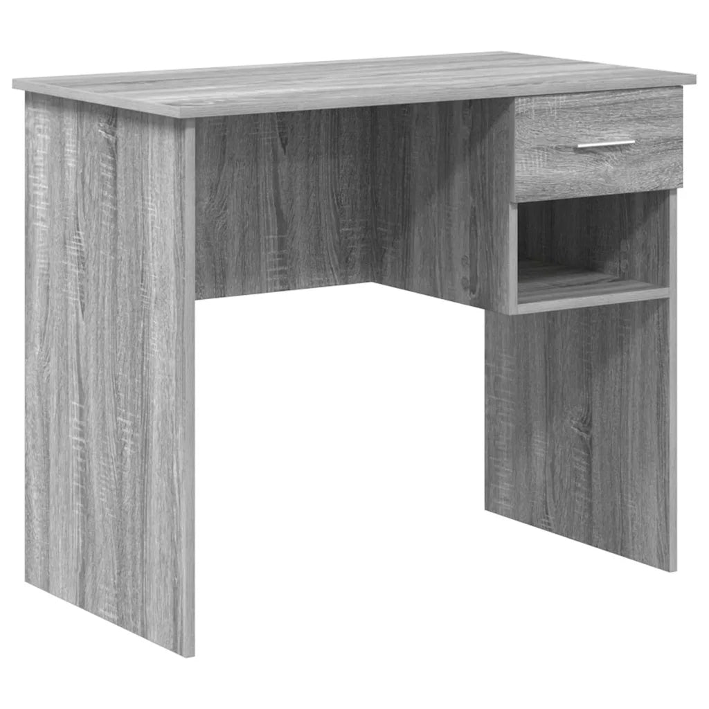Scrivania Grigio Sonoma 90 x 49 x 75 cm Legno multistrato 869271