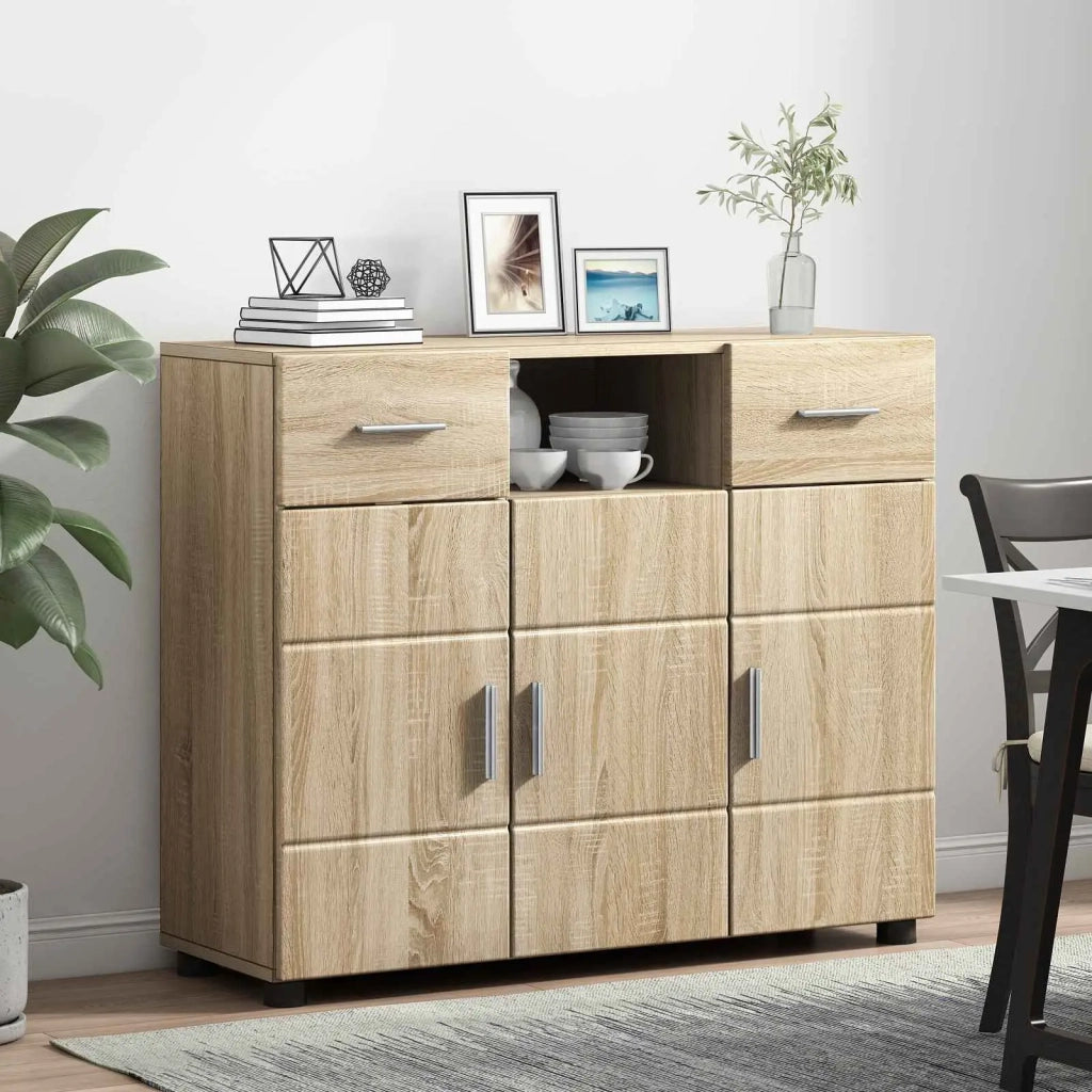 Armadio in Legno con cassetto Rovere Sonoma 88,5 x 30,5 x 73 cm 880283