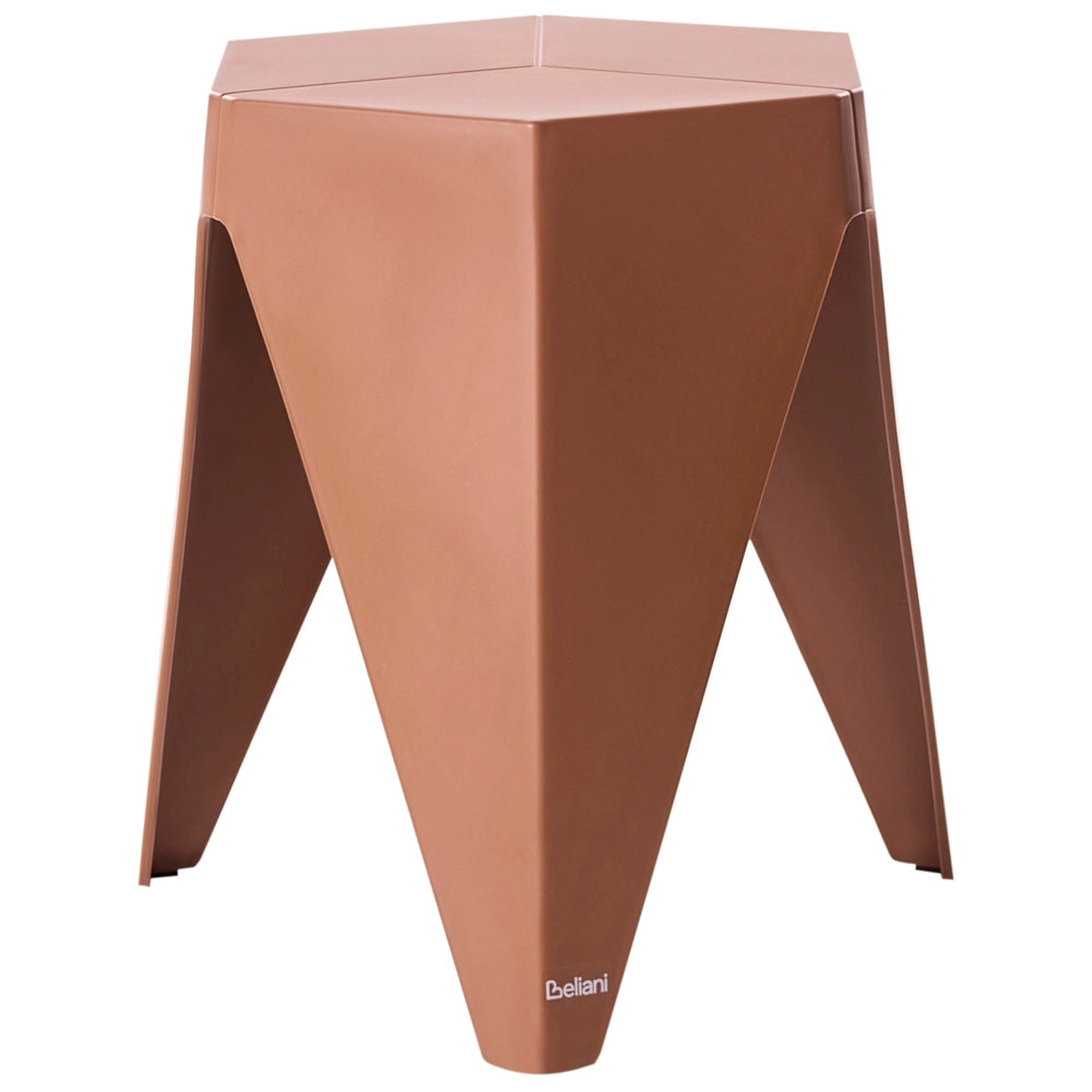 Set di 4 sgabelli da giardino per esterni Materiale sintetico Impilabile Tonalità pastello Multicolore