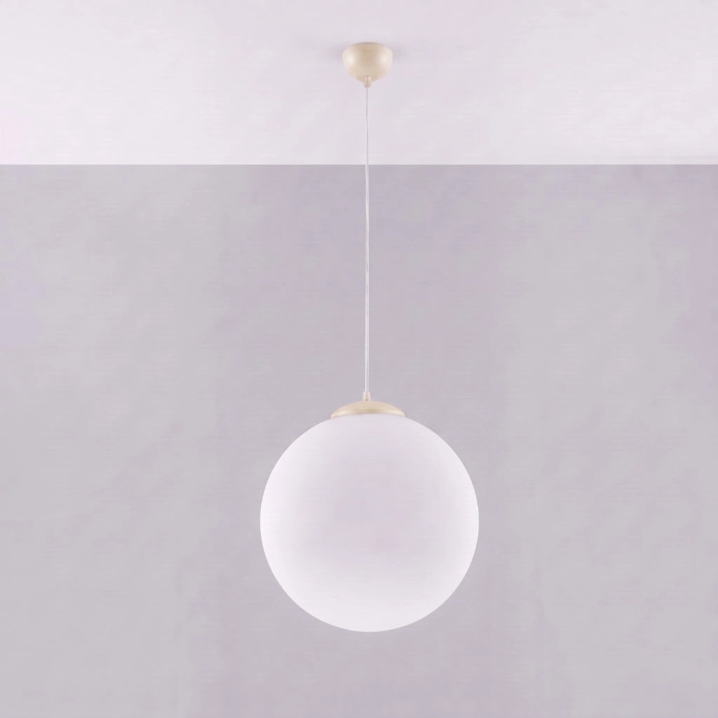 Lampada a sospensione UGO 40 beige