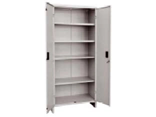 ARMADIO TUTTOPIANI IN METALLO A DUE ANTE ALTO SMONTATO  cm.80x40x180h.    PROMETAL