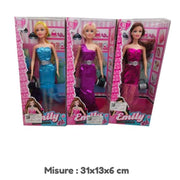Trade Shop - Bambola Emily Fashion Alla Moda Con Abito Colorato Giocattolo Per Bambine Età 3+ -