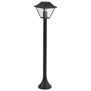 Dissuasore di luce in alluminio nero 94 cm Lampada da sentiero Illuminazione esterna del giardino Design moderno