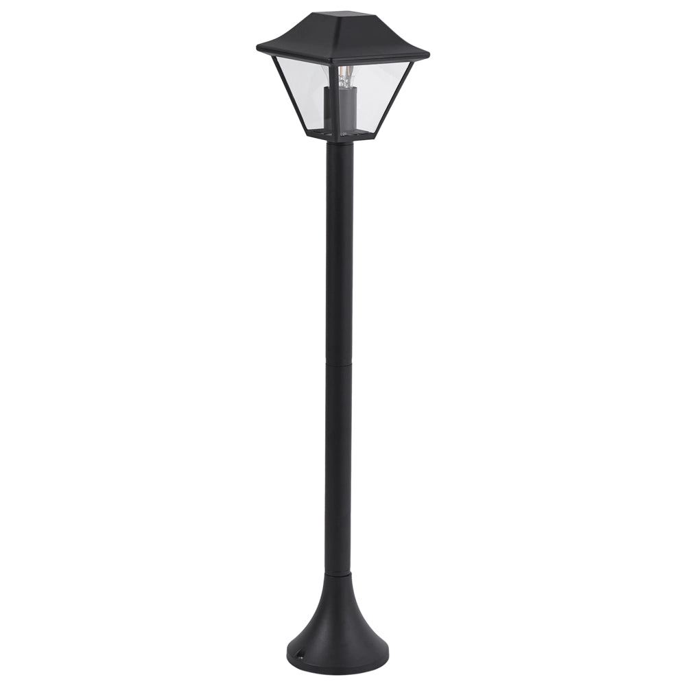 Dissuasore di luce in alluminio nero 94 cm Lampada da sentiero Illuminazione esterna del giardino Design moderno