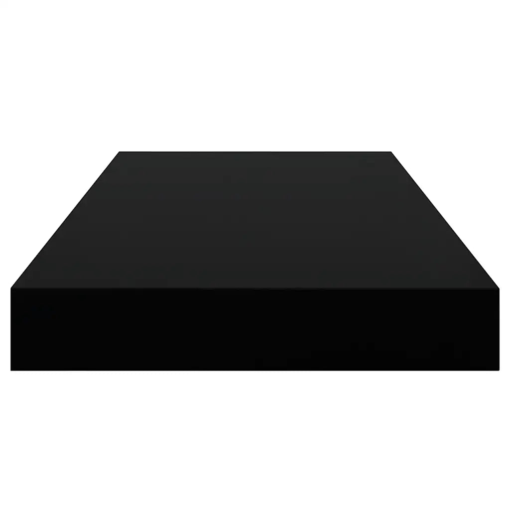 Scaffali a Parete 4 pz Nero Lucido 50x23x3,8 cm in MDF 323768