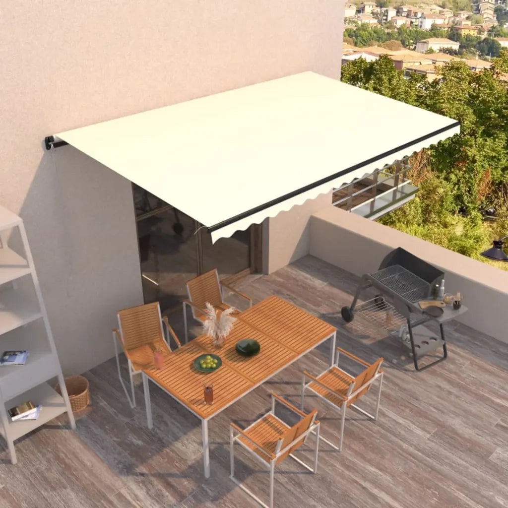 Tendada Sole Retrattile Manuale 500x350 cm Cremacod mxl 105622