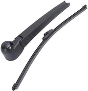 Riduttore di parabrezza posteriore per Seat Altea XL/Altea 4/Freetrack 2004-2015 - Lame snellite precise - Trattamento grafite - Cinghie in acciaio doppie - Qualità originale di fabbrica - Riduttore di parabrezza posteriore