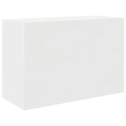 Mobiletto da bagno a parete pratico e minimalista 60 x 25 x 40 cm in legno composito bianco 02_0051260