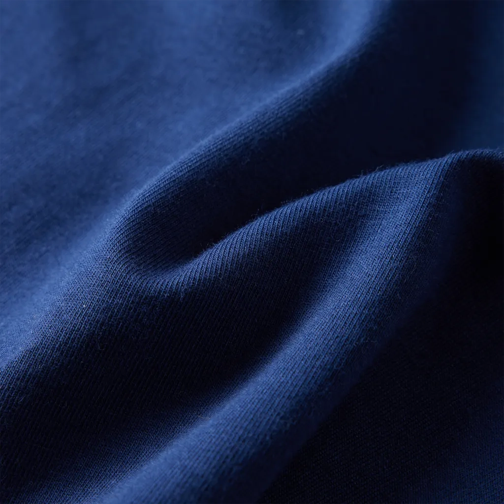 Maglietta da Bambina a Maniche Lunghe Blu Marino 140 13623
