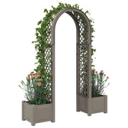 Arco di Rose con Vaso Grigio 168,5 x 43 x 207 cm PP CFW8325280