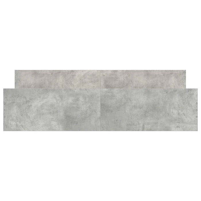 Giroletto con Testiera e Pediera Grigio Cemento 180x200 cm 3203771