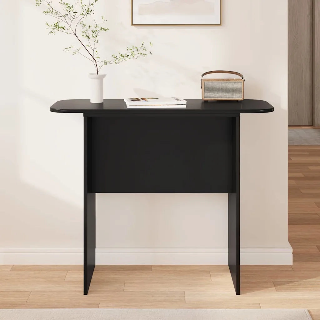 Tavolo Consolle | Tavolo d'Ingresso Nero 93 x 40 x 75 cm Legno multistrato