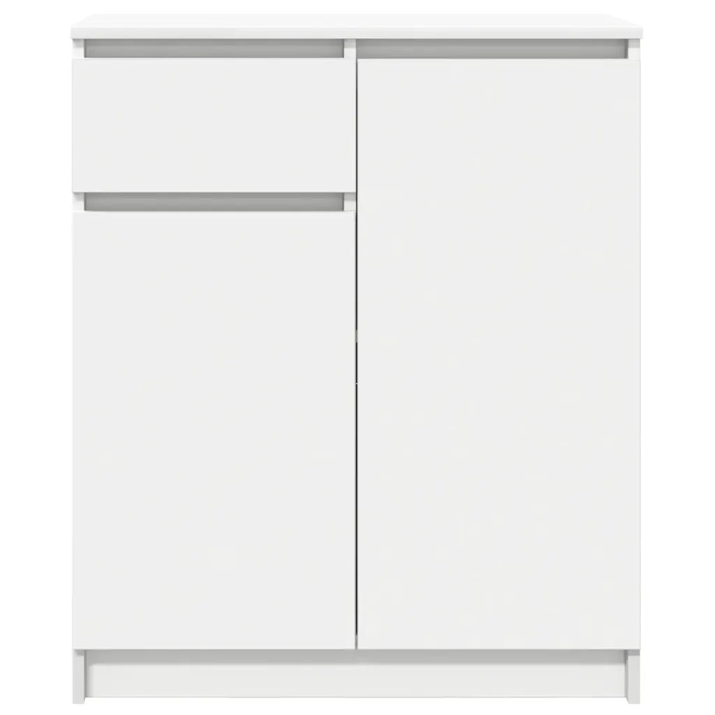 Credenza con Cassetto Bianco 71x35x84 cm in Legno Multistrato 861589