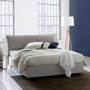Letto Matrimoniale Amilcaren, Letto Matrimoniale Materasso Incluso Made in Italy, Grigio