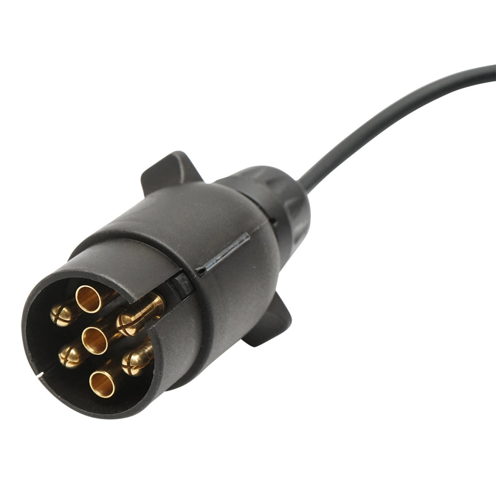 Set di luci LED magnetiche per rimorchio, spina a 7 poli, cavo da 2,5 m tra le luci posteriori, cavo spina da 7,5 m 12 V Breckner Germany