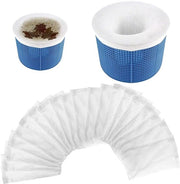 Skimmersokken per 20 pezzi - Riciclabili - Protezioni filtro - Skimmersokken per piscina - Filtrazione perfetta - Resistenti e morbidi - Sacchi filtro