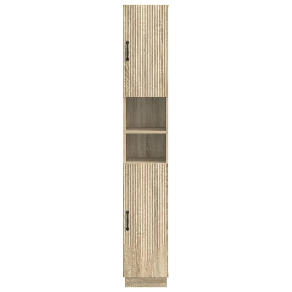 Armadio da Bagno con Ripiano Aperto HOORN Rovere Sonoma 897257