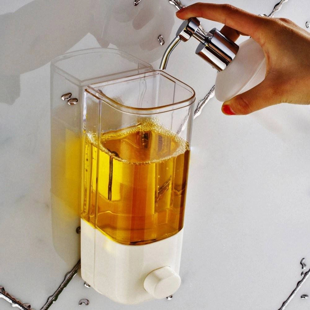 Trade Shop - Dispenser Erogatore Per Sapone Liquido Gel Igienizzante Mani A Muro Distributore -