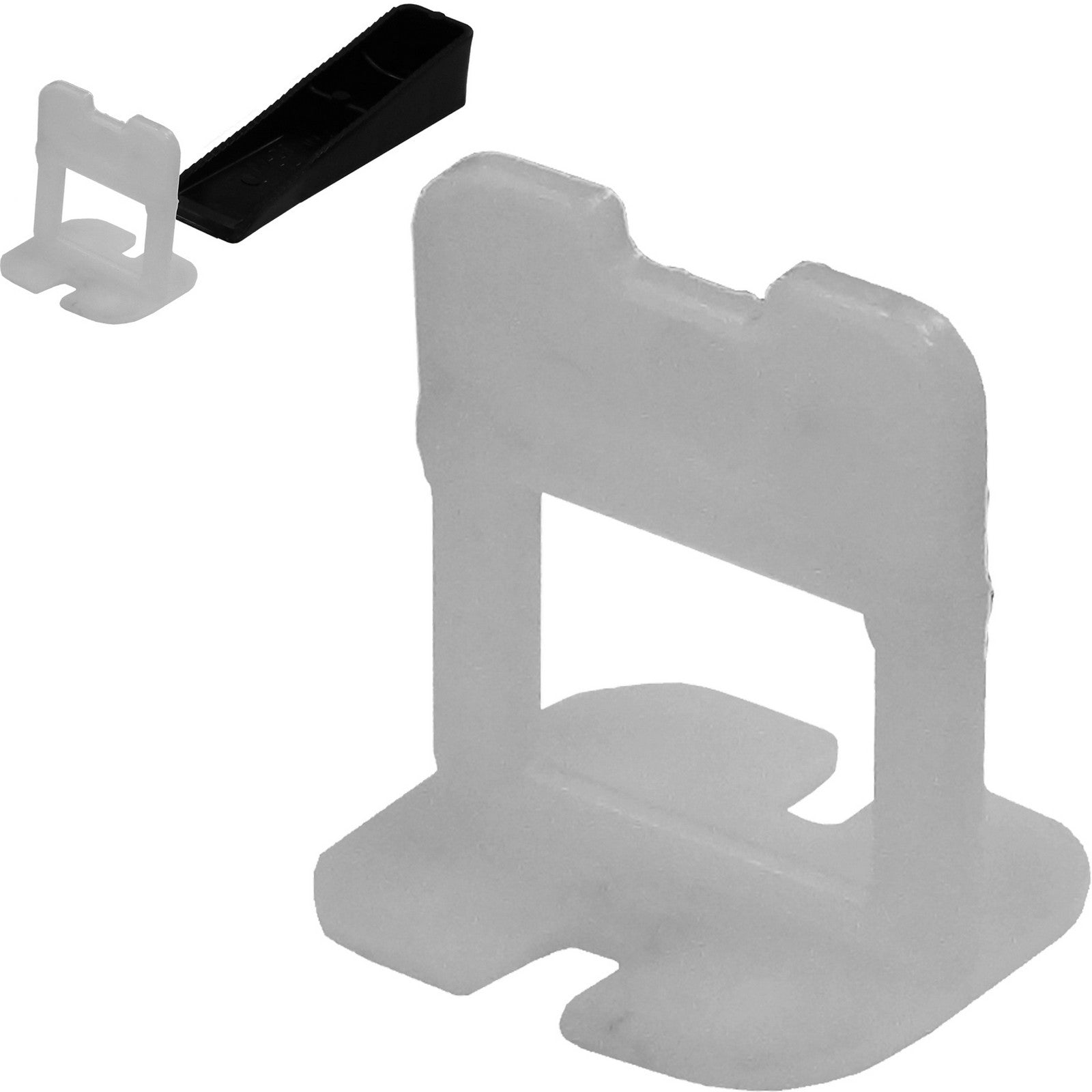 livellatore distanzistore maxi super solo tirante 2 mm bianco pz.250 cod:ferx.52