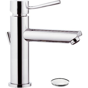 Miscelatore monocomando per lavabo design minimale con o senza scarico