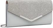 Borsa elegante per occasioni speciali con catena, alta qualità, per matrimoni, feste e gala.