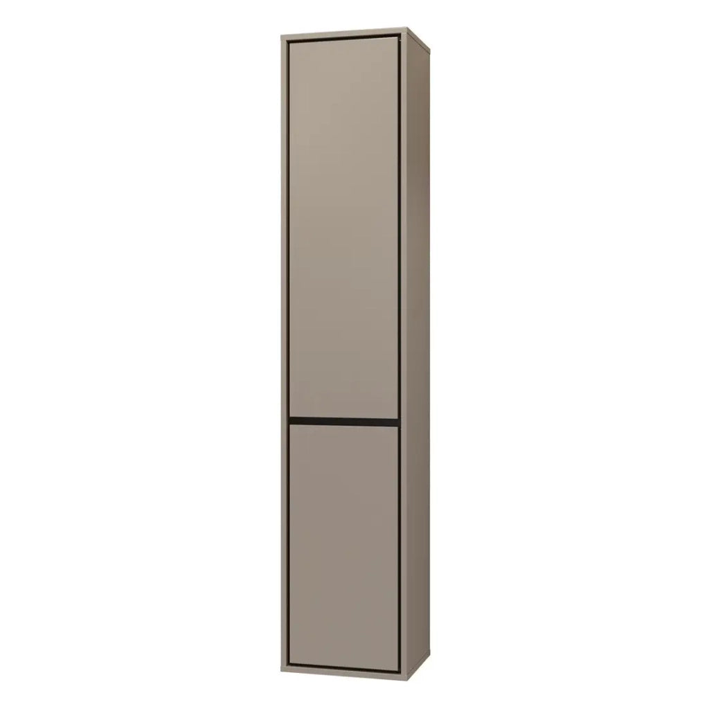 Colonna sospesa per il bagno collezione GOBI, colore marrone.