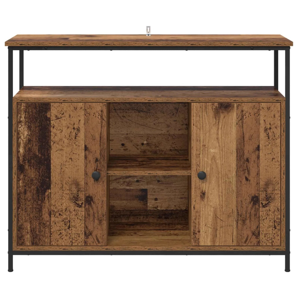 Credenza Legno vecchio 100 x 35 x 80 cm Legno multistrato 882812