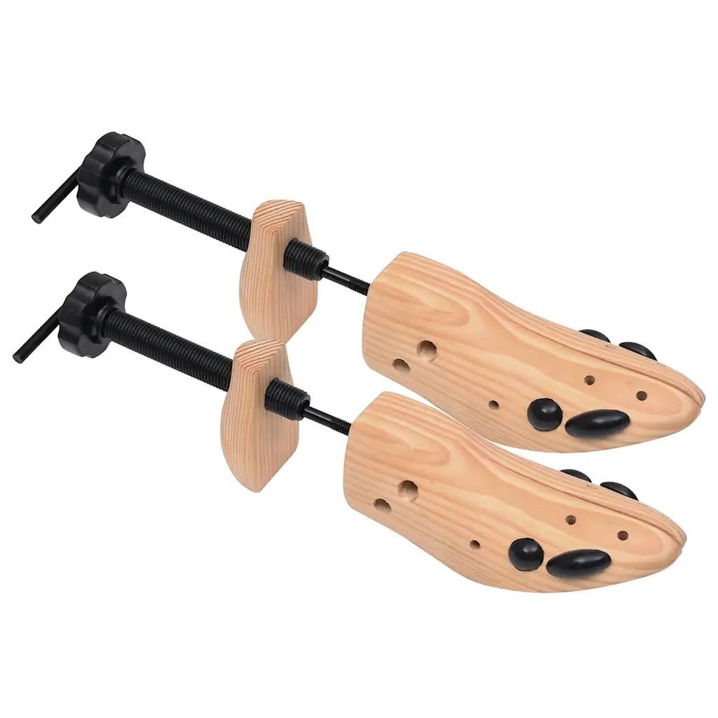 Tendiscarpe 2 Paia Taglia 36-40 in Legno Massello di Pino CFW8614811