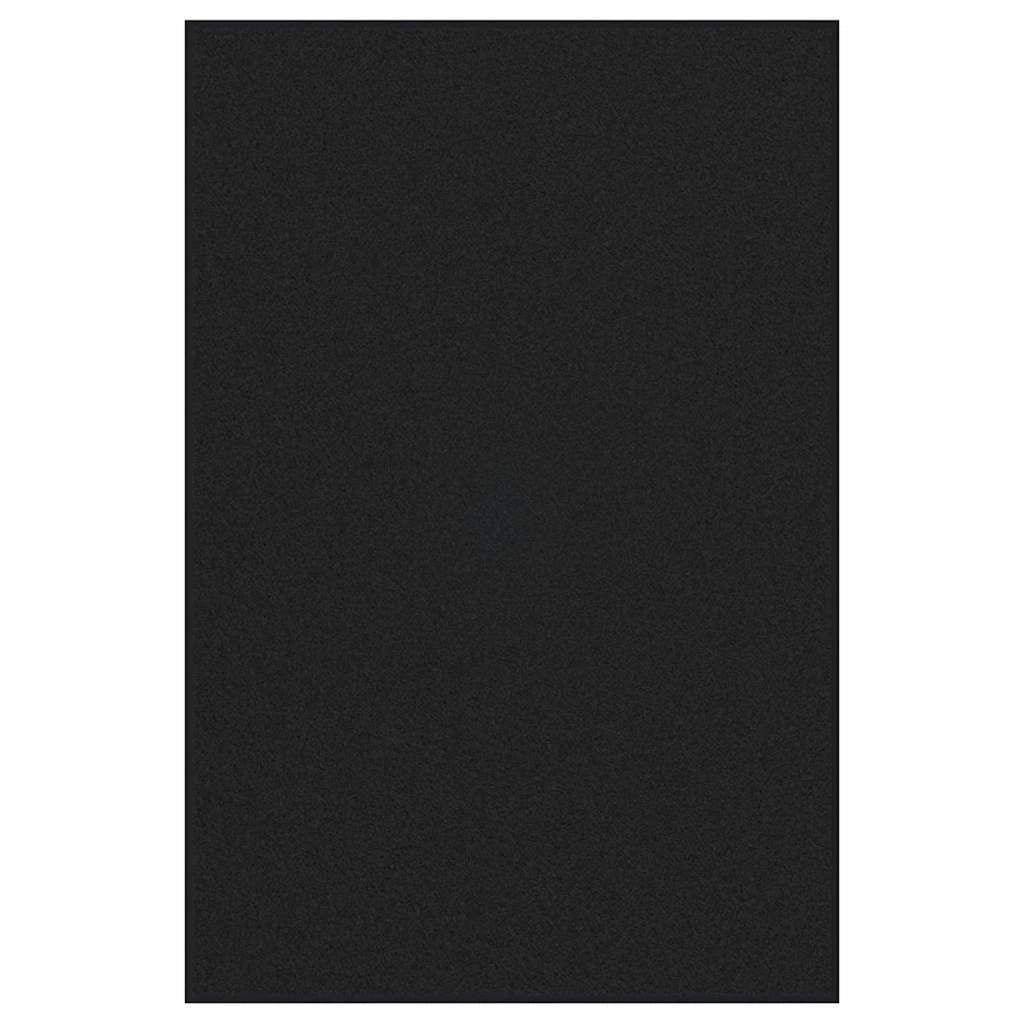 Zerbino d'ingresso moderno rettangolare 120 x 180 cm elegante antiscivolo poliammide nero 02_0057961