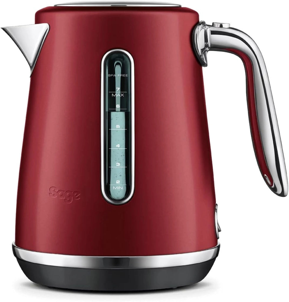 Sage - The Soft Top Luxe - Bollitore Elettrico Silenzioso - Bollitura Rapida - Bollitore Cordless da 1,7 L - Torta Red Velvet