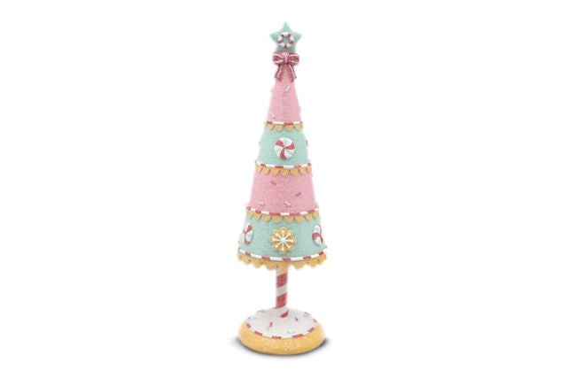 Decorazione Casa Natalizia Albero di Natale in Resina 31 cm