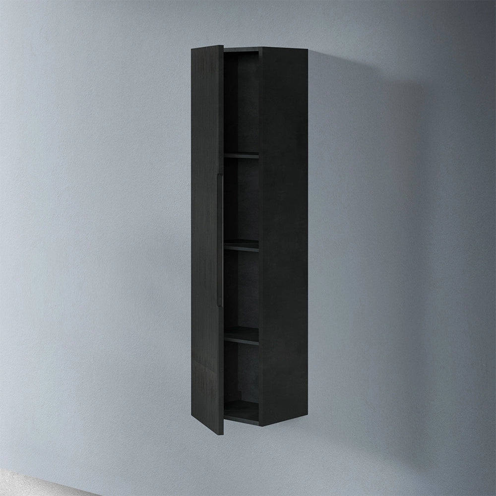 Colonna bagno sospesa H 138 cm lava cannettato con ripiani Rigo