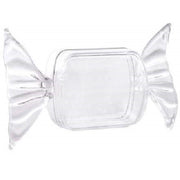 Trade Shop - Set 15pz Bomboniera Bomboniere Caramella Plexiglass 6x3.5cm Portaconfetti Compleanno -