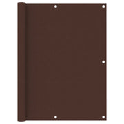 Schermo per balcone schermo per la privacy 120 x 400 cm tessuto Oxford marrone 02_0010223