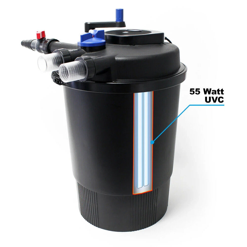 Filtro a pressione UVC da 55 watt per stagni fino a 60.000 litri 16_0001949