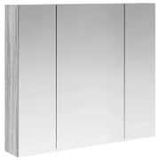 Mobiletto per specchio da Bagno | Armadio da bagno Grigio Sonoma 80 x 14.5 x 70 cm