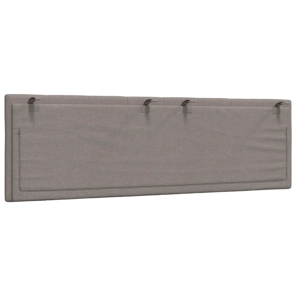 vidaXL Cuscino Testiera Tortora 160 cm in Tessuto