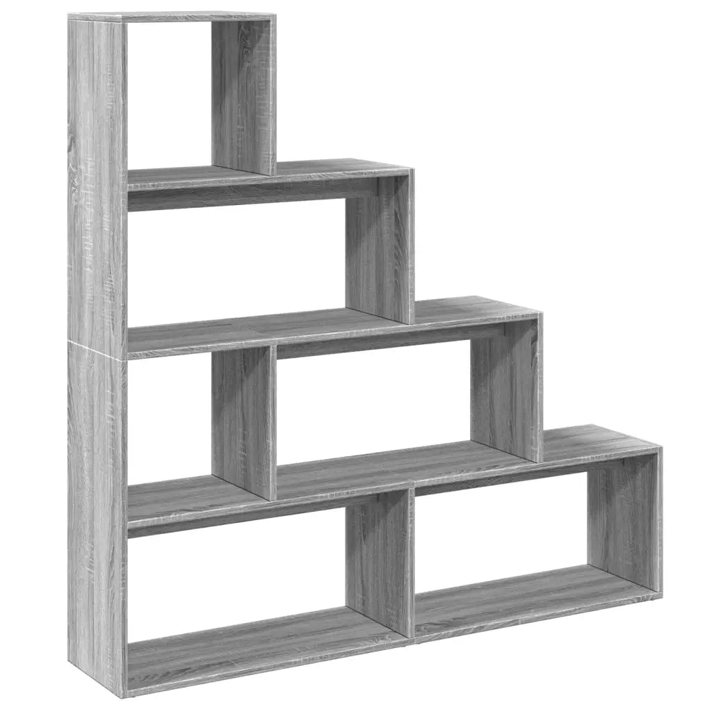 Libreria 4 Ripiani Grigio Sonoma 143,5x29x143,5 cm Truciolato 857999