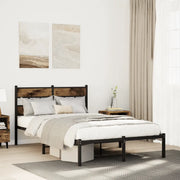 Giroletto senza Materaso in Metallo Rovere Fumo 120x200 cm 4017051