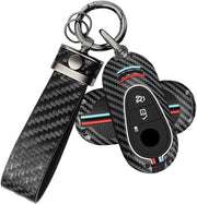 Sostituto di Chiave per Auto Mercedes Benz - Adatto per C, E, S Classe, GLC, W206, W223 - Sostituto di Chiave per 3 Chiavi, Nero