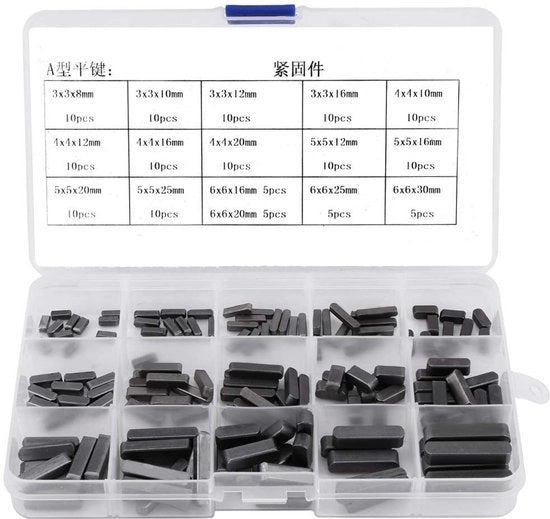 Set di Chiavi da 140 Pezzi - Chiavi a Punto Sferico - Chiavi a Punto Parallelo - Acciaio Inossidabile - 8-30mm - Qualità Professionale - Chiavi di Accoppiamento