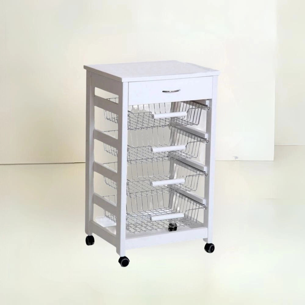 Carrello con cassetto 85x49x39 cm