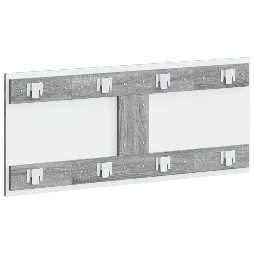 Testiera da Muro BREDA Sonoma grigio Legno ingegnerizzato 897631