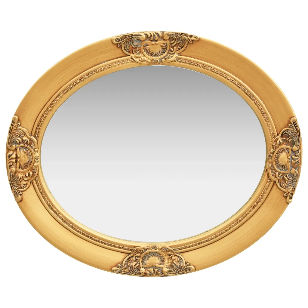 Specchio da Parete | Specchio decorativo Stile Barocco 50x60 cm Oro