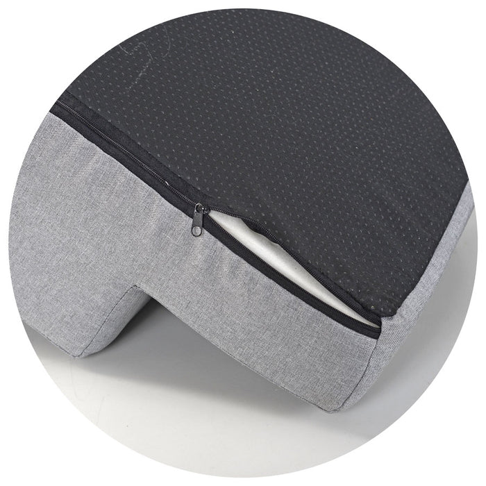 AIO FACTORY Scala per cani 60x40x30 cm, impermeabile, grigia, antiscivolo