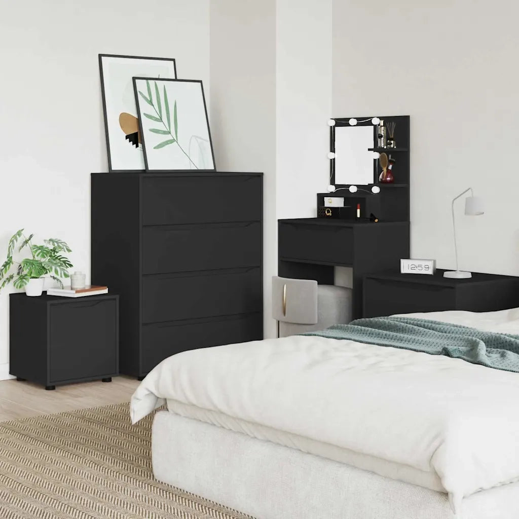 Mobile da Bagno Nero 40,5 x 40 x 44 cm Legno multistrato