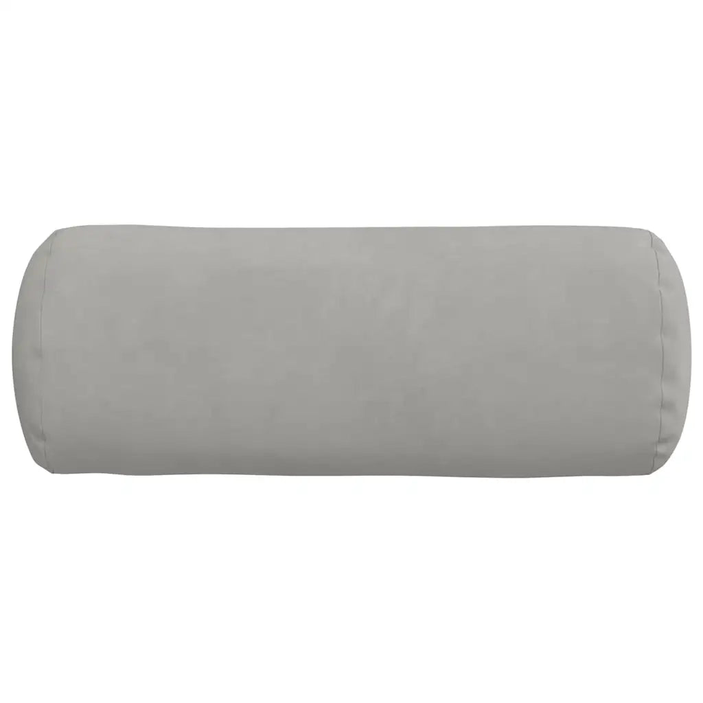 Cuscini a rullo 2 pz | Cuscini per sedie Grigio chiaro ? 15 x 40 cm